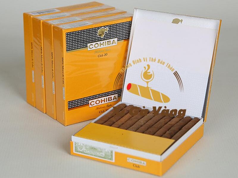 Hop-Cohiba-Club-20-nho-gon xì gà Cohiba Club nhỏ gọn