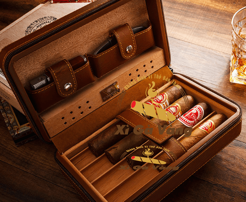 Hộp giữ ẩm cũng là một trong những cách bảo quản cigar tại nhà hiệu quả