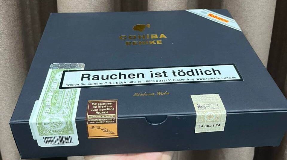 Sản phẩm nhập khẩu từ Habanos S.A – có box code, QR code tra cứu rõ ràng.