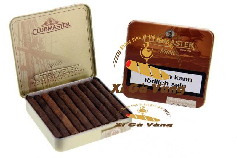 Xì gà Mini ClubMaster có đến 3 mùi hương là vani, socola và truyền thống