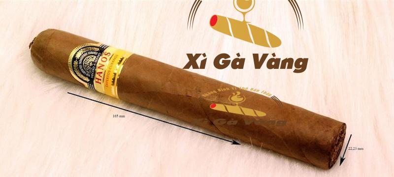 Điếu Cigar Hanos 56 có kích thước lớn