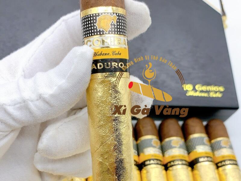dieu-xi-ga-dat-vang Điếu xì gà Maduro 5 Cohiba đẹp
