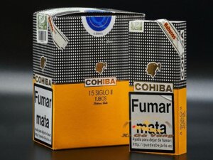 sohiba siglo 2 tubos 15 điếu