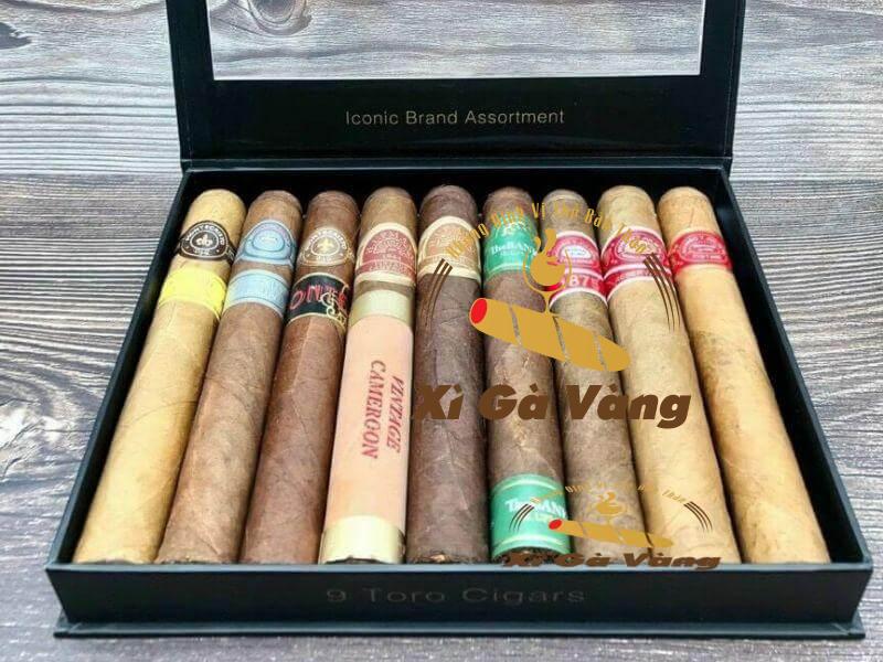 dia-chi-mua-xi-ga-the-iconic-9-cigar-sampler bộ sưu tập the Iconic 9 Cigar Sampler