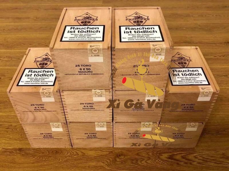 hop-principes-maduro-toro Hộp xì gà Maduro Toro 25 điếu