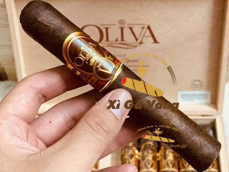 Cận cảnh điếu xì gà Oliva Robusto