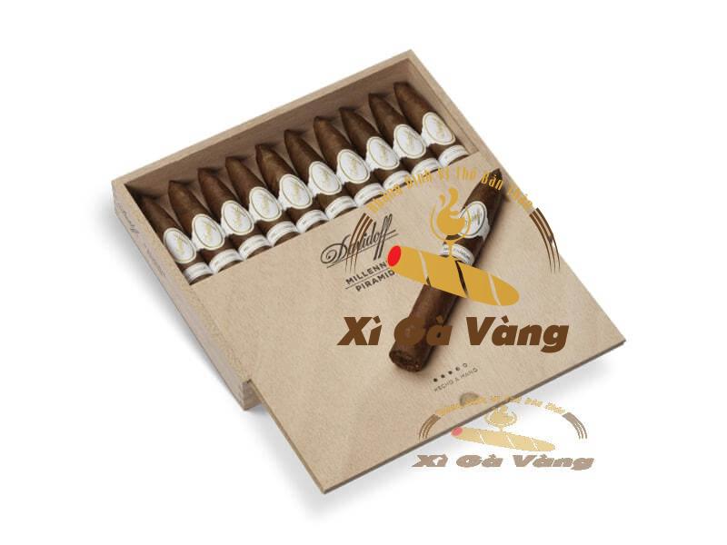 Davidoff-Millennium-Piramides-hop-10-dieu-1 Davidoff Millennium Piramides có kết cấu chắc chắn, tỉ mỉ và sang trọng