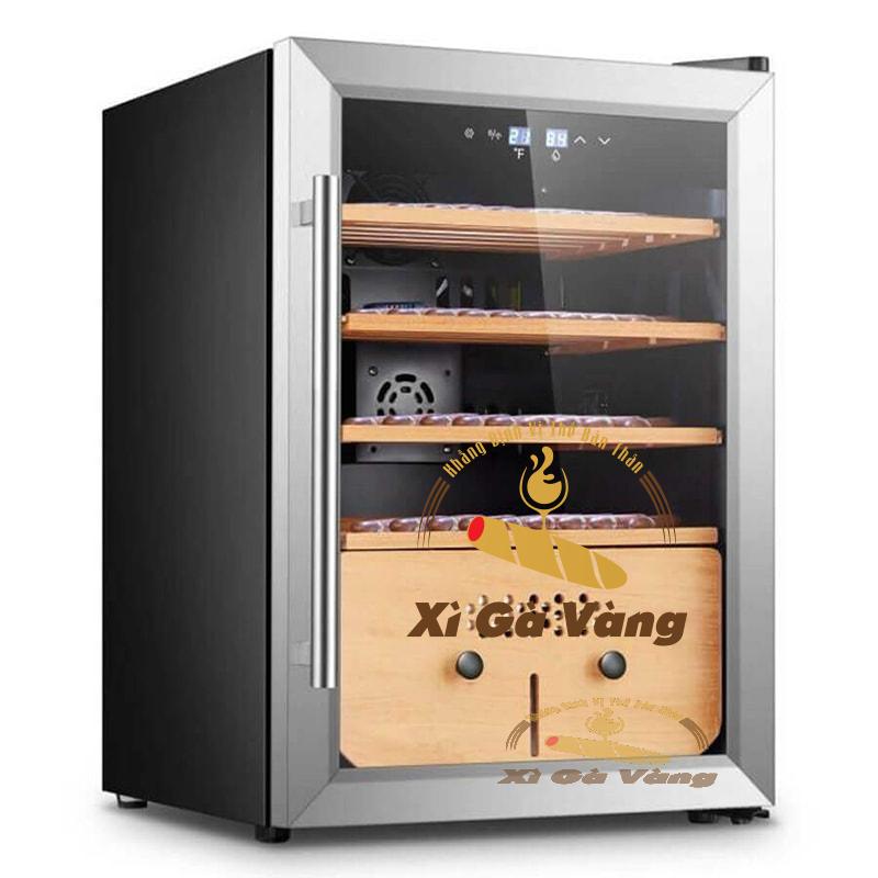 Tủ điện bảo quản xì gà Cohiba H735 Tủ Cohiba H735 ấn tượng cùng cửa kính trong suốt