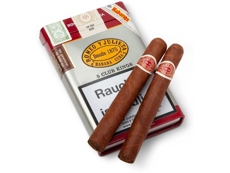 Dac-diem-noi-bat-cua-xi-ga-Romeo-Y-Julieta-Club-King Đặc điểm nổi bật của xì gà Romeo Y Julieta Club King