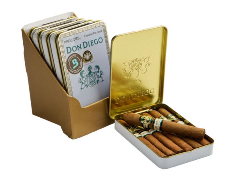 Giá c£ cça Xì gà Don Diego Preludes Giá cả hợp lý của sản phẩm Preludes