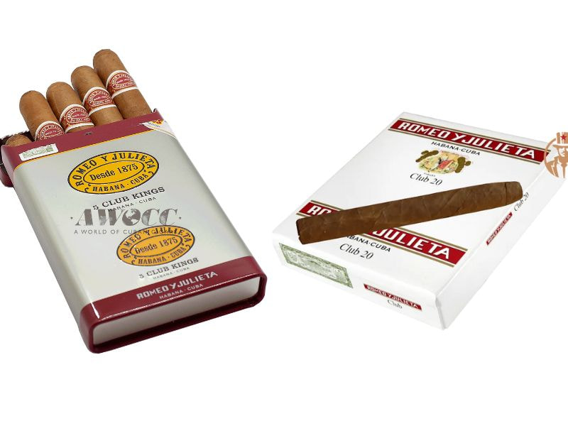 So-sanh-hai-san-pham-cua-dong-Romeo-Y-Julieta-Club So sánh hai sản phẩm của dòng Romeo Y Julieta Club