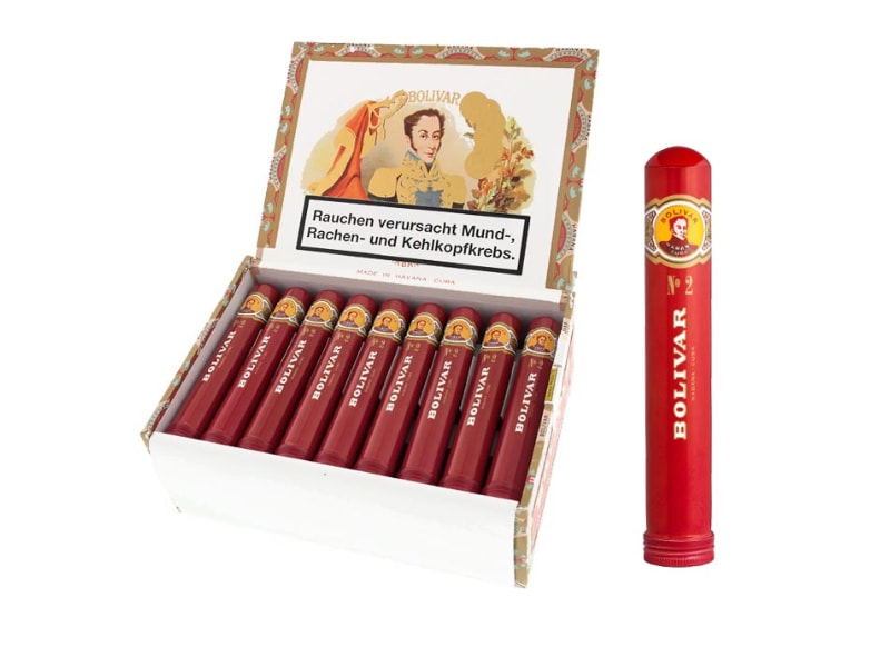 Xi-ga-Bolivar-Tubos-No.2 Xuất xứ của xì gà Bolivar Tubos No.2