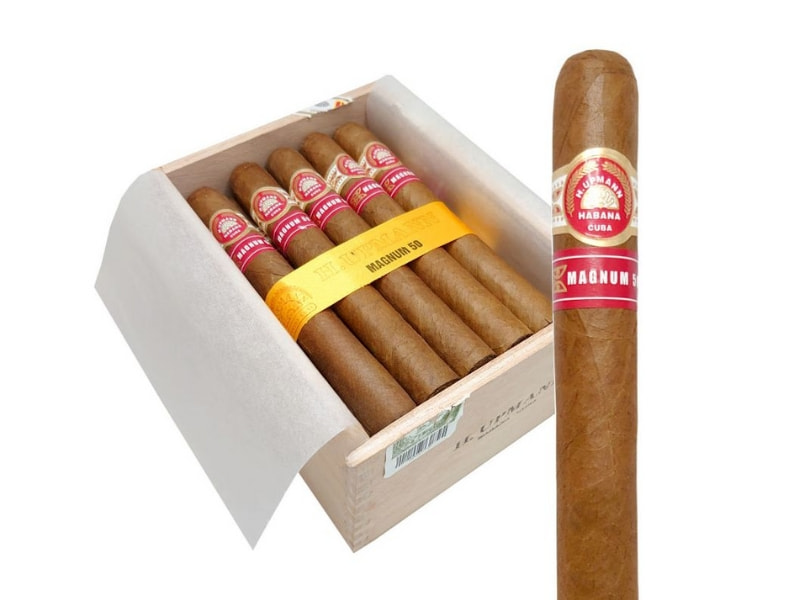 danh-gia-hinh-thuc-dieu-xi-ga-h-upmann-magnum-50 Kích thước của xì gà 50 x 160 mm
