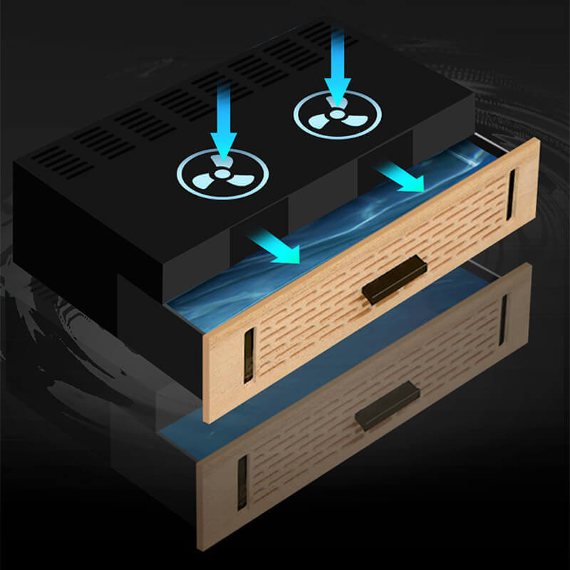 he-thong-dieu-chinh-nhiet-do Tủ tự động lưu thông không khí trong các khay chứa