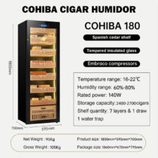 Tủ bảo quản xì gà Cohiba H180 - sản phẩm cao cấp và chất lượng