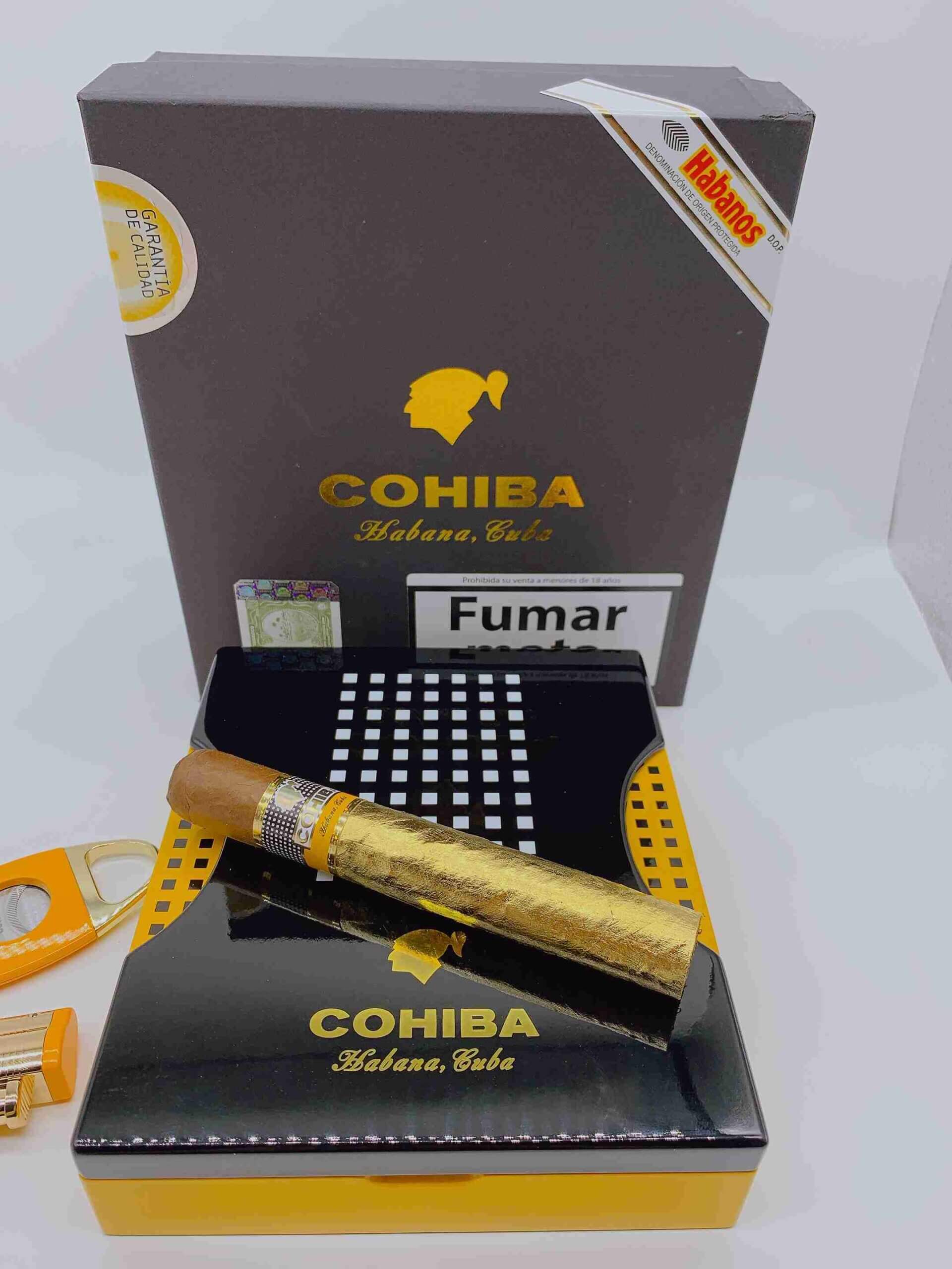 lop-vo-dat-vang-24k-tinh-te Lớp vỏ dát vàng 24K tinh tế bên ngoài điếu xì gà