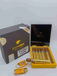 Những điếu Cohiba Siglo 6 dát vàng tại Xì Gà Vàng