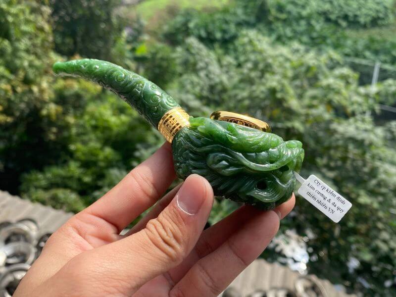 tau-xi-ga-ngoc-bich tẩu cigar bằng ngọc bích