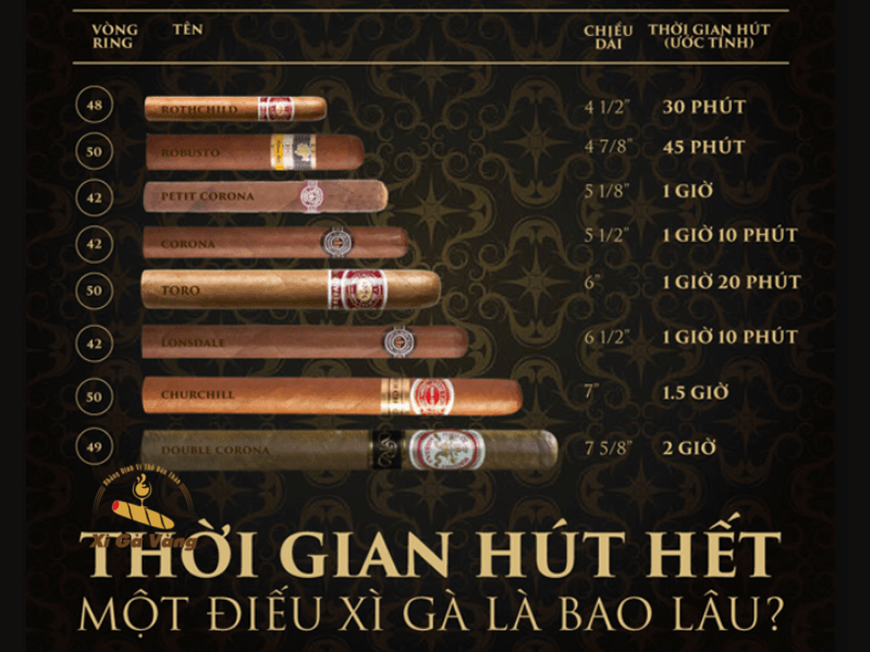 Nên hút xì gà nhanh hay chậm 