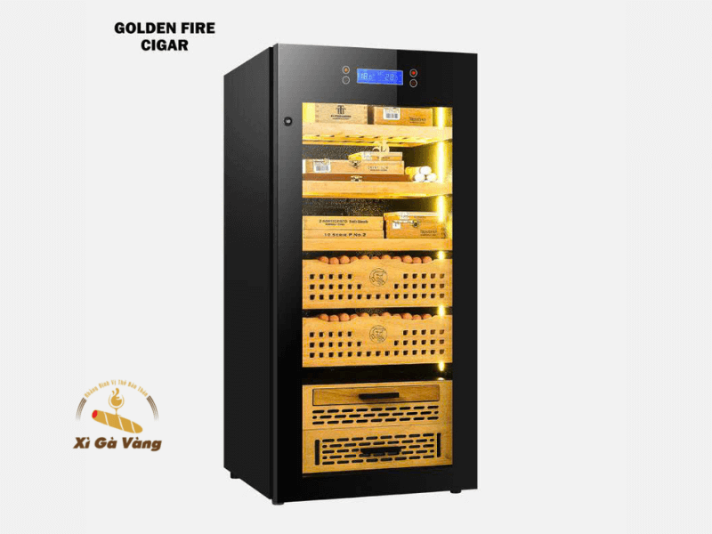 Tủ bảo quản Golden GF 089 Black với kích thước rộng