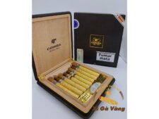 Xì gà Cohiba bản kỷ niệm 50 năm dát vàng ở phân khúc cao đem lại chất lượng vượt trội.