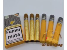 Xì gà Cohiba Siglo 6 Tubos dát vàng với mức giá ở phân khúc cao khẳng định mang lại trải nghiệm đẳng cấp.