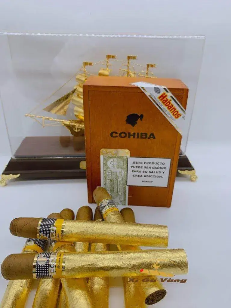 Xì gà Cohiba Siglo 6 dát vàng 10 điếu chất lượng
