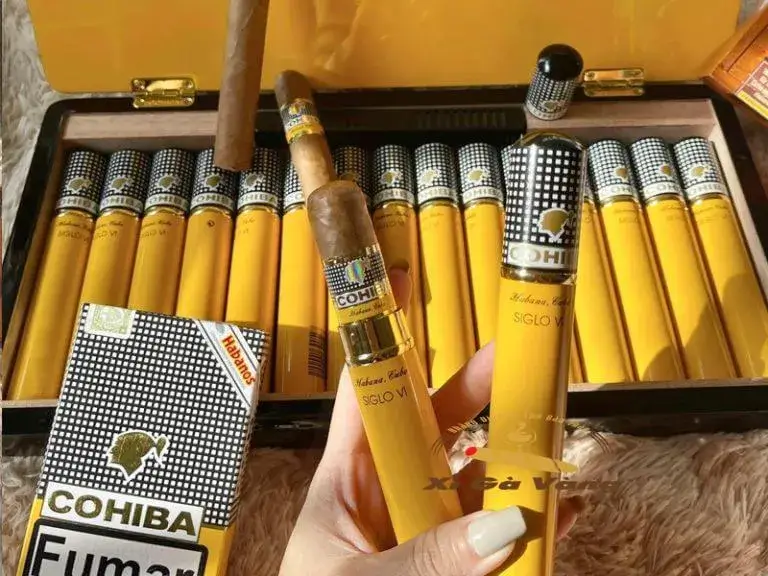 Xì gà Cohiba Siglo VI 15 điếu sơn mài chất lượng 