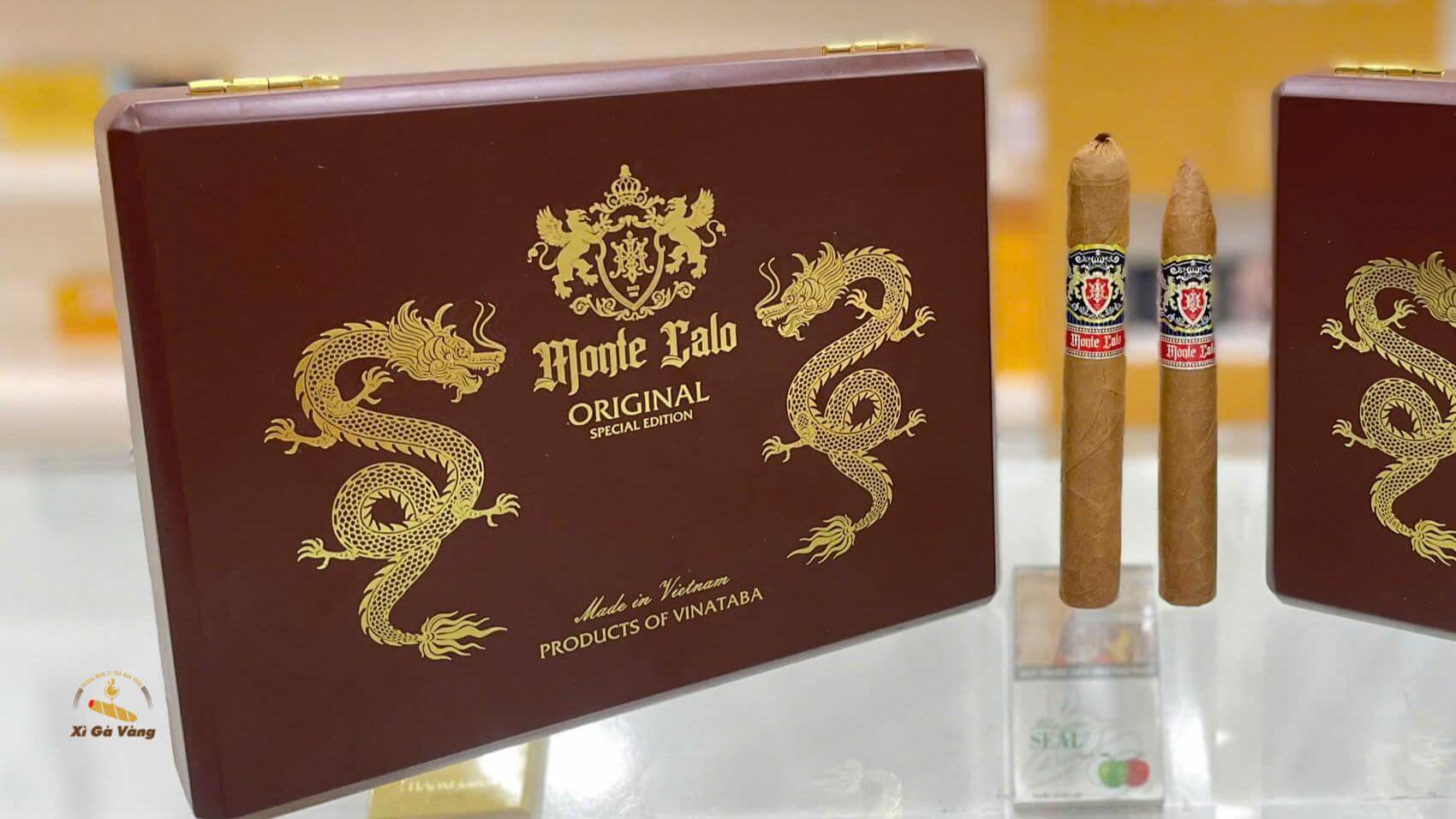 monte-54-3 Cigar Monte Calo 54 xuất khẩu, lá quấn thẳng và màu đồng nhất.